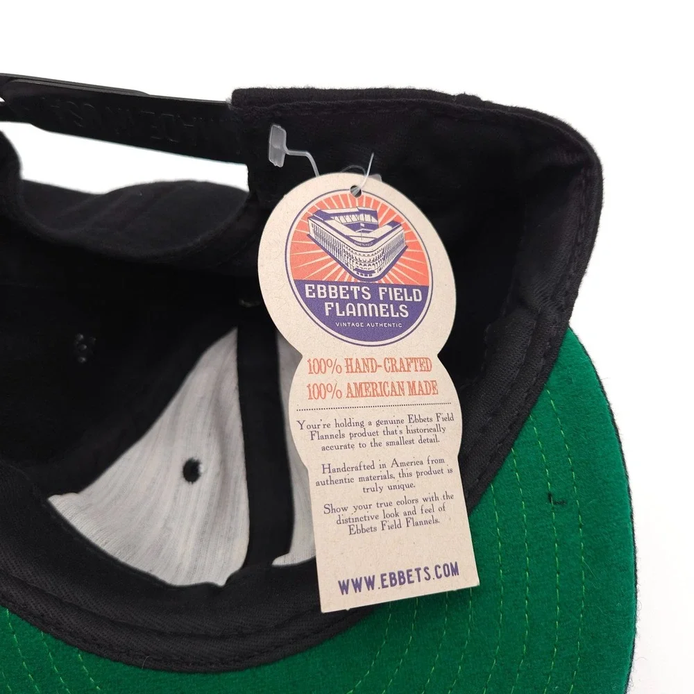 Ebbets Field Flannels Salt Lake City Bees SLC  Snapback Hat‎ Baseball Cap Black